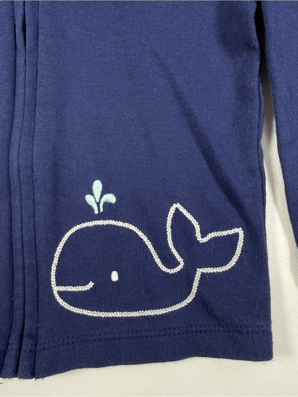 GYMBOREE 2015 Whale Watching Nautical Hooded Jacket 6-12‎ Months Coastal Preppy